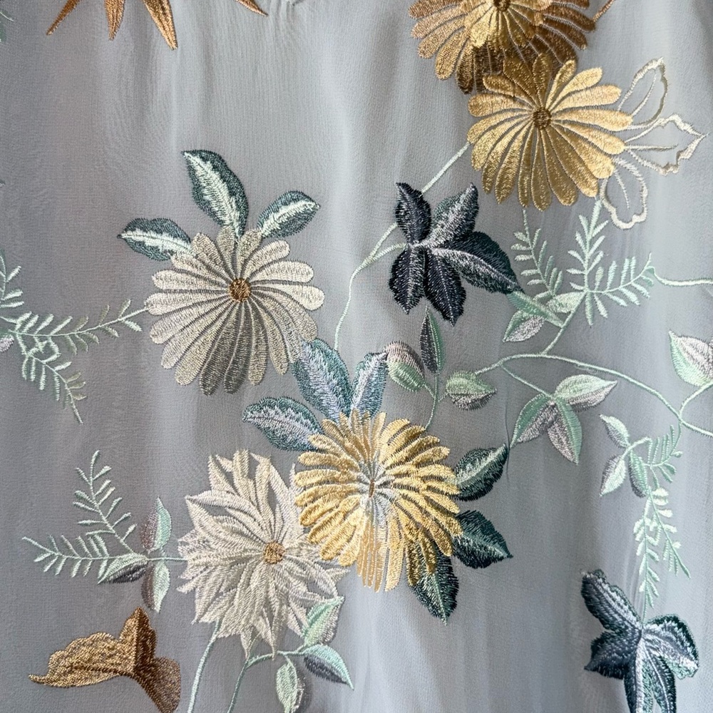 Anthropologie Tiny brand floral embroidered top 3X NWT - Picture 10 of 10